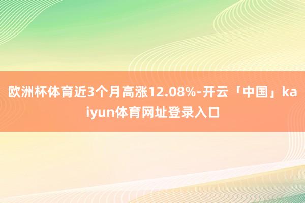 欧洲杯体育近3个月高涨12.08%-开云「中国」kaiyun体育网址登录入口