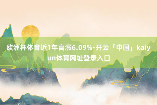 欧洲杯体育近1年高涨6.09%-开云「中国」kaiyun体育网址登录入口