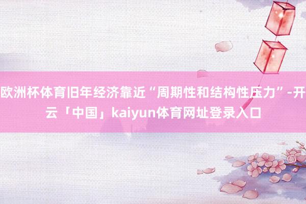 欧洲杯体育旧年经济靠近“周期性和结构性压力”-开云「中国」kaiyun体育网址登录入口